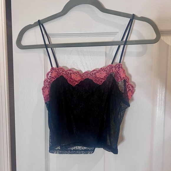 FREE PEOPLE Brown Spaghetti Strap Tank Top - Picture 2 of 3